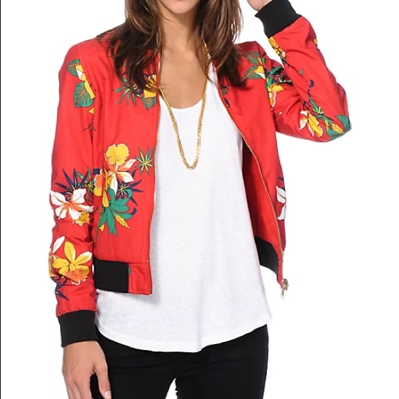 Obey reversible bomber jacket size xs - Picture 10 of 10